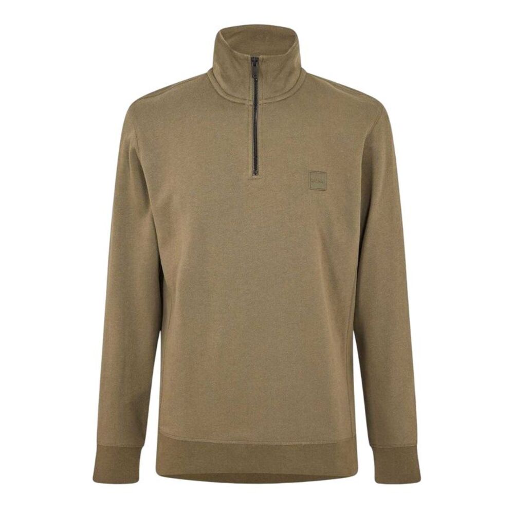 Boss Mens Terrycloth Sweatshirt / Green